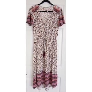 Knox Rose ~ Long Boho Bohemian Maxi Dress - medium
